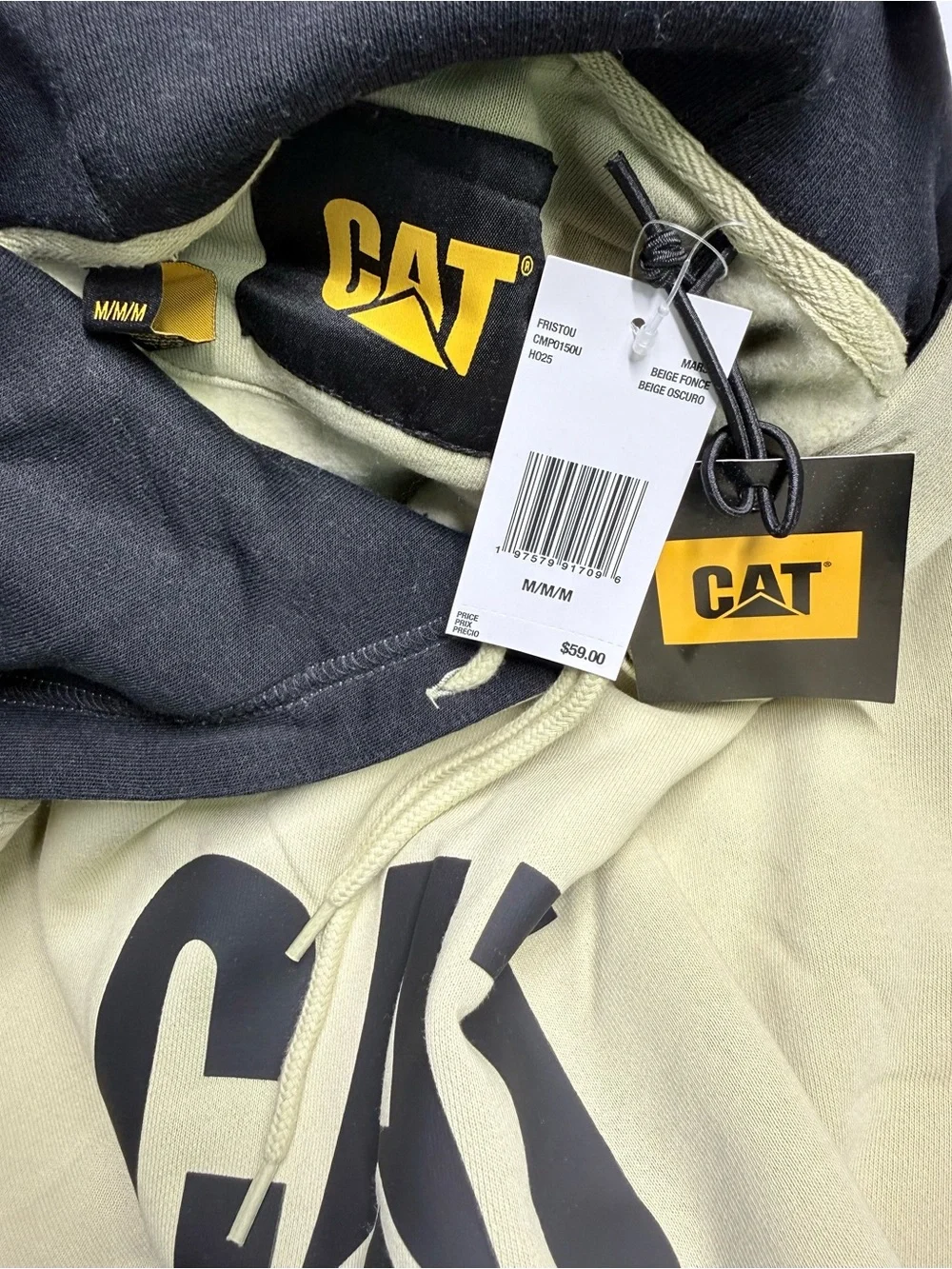 CAT Caterpillar Fristou Hoodie Pullover Mens Size Medium H025 Retail $59 NWT